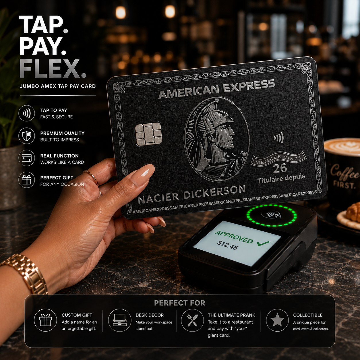 Luxury Tap Pay Card Holder