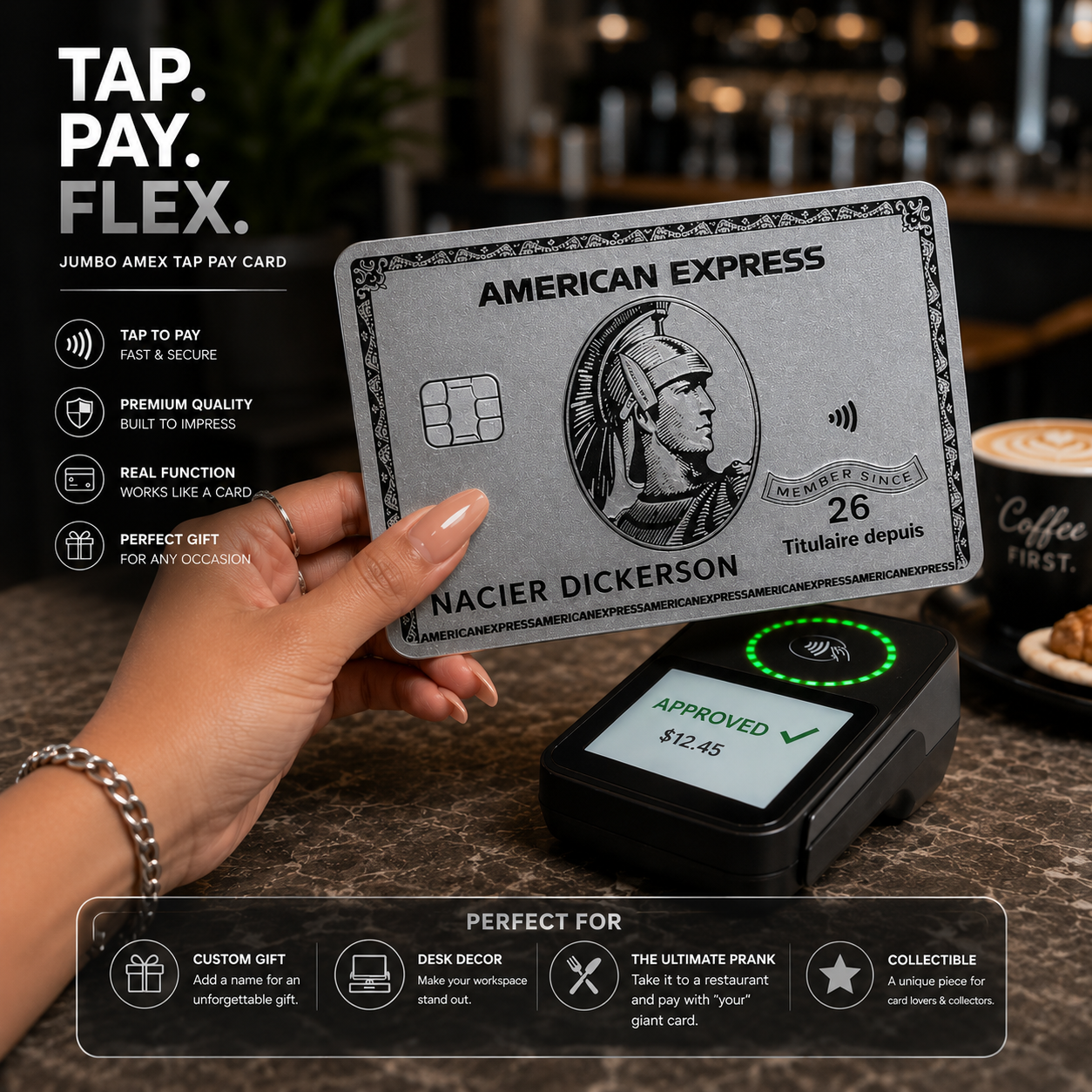 Luxury Tap Pay Card Holder