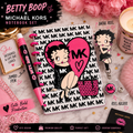 BB custom 3-D note pad, jumbo pen, and badge reel