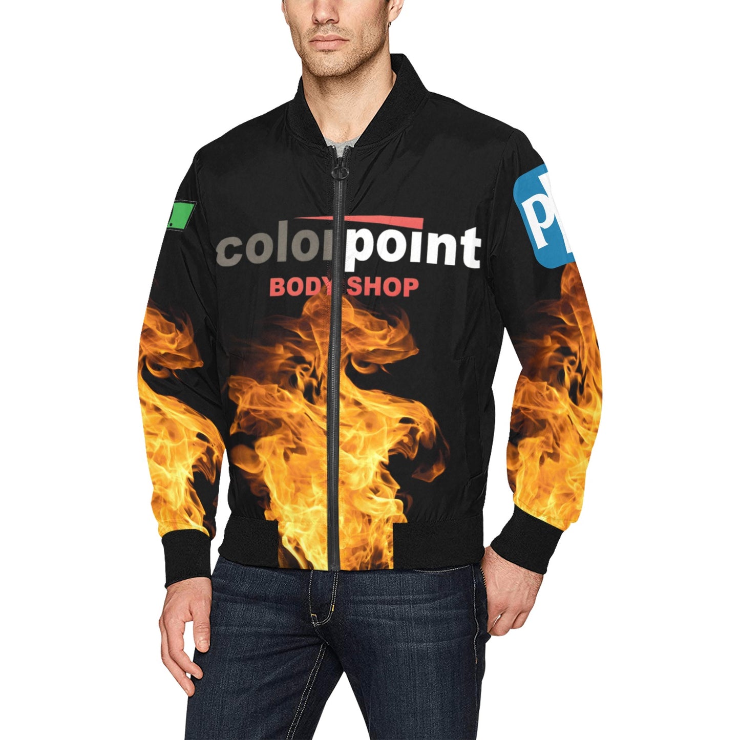 All Over Print Bomber Jacket for Men