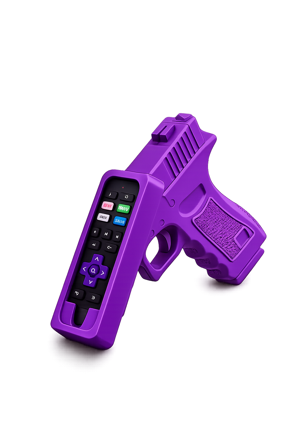Glock-Inspired Roku Remote Holder | 3D Printed TV Remote Stand
