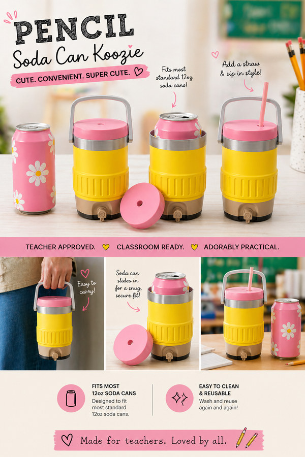 Pencil Soda Can Holder