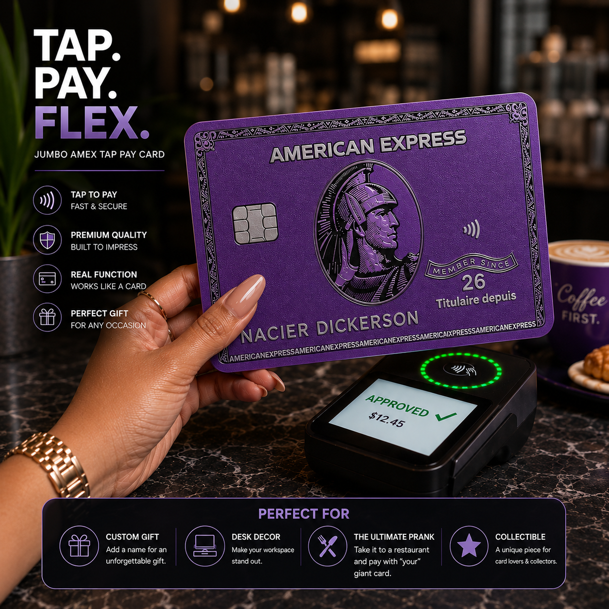 Luxury Tap Pay Card Holder