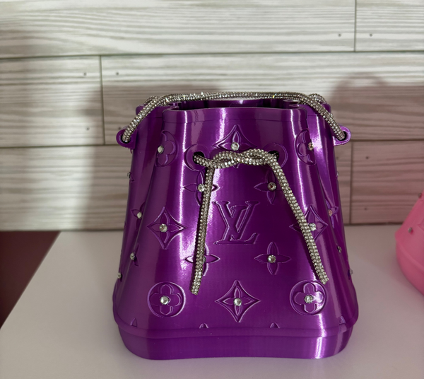 luxe vanity bucket makeup holder