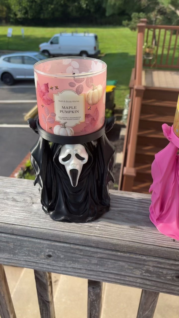 Ghostface Candle Holder